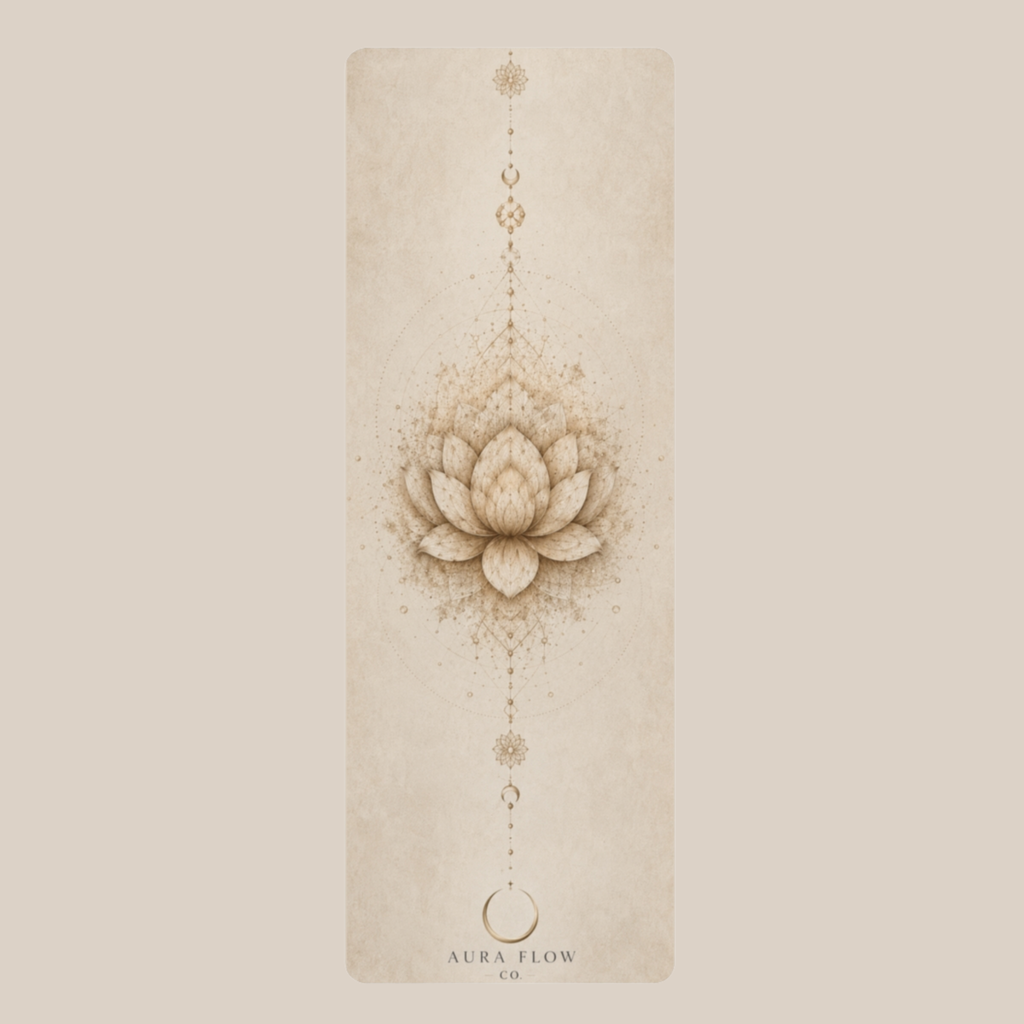 Desert Lotus Alignment Yoga Mat