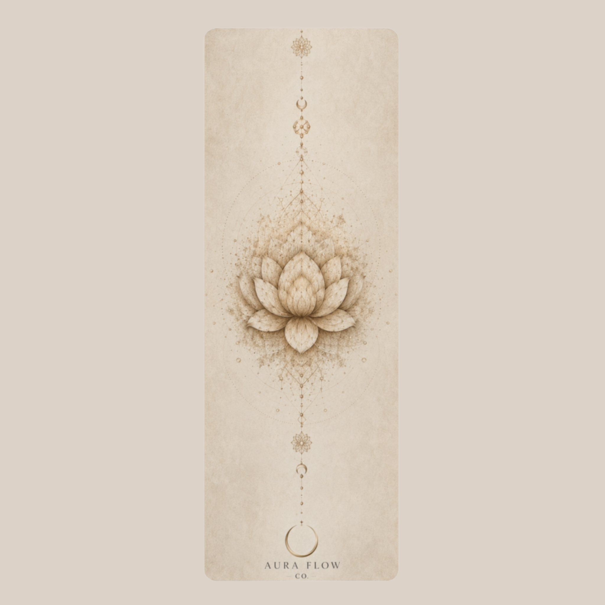 Desert Lotus Alignment Yoga Mat