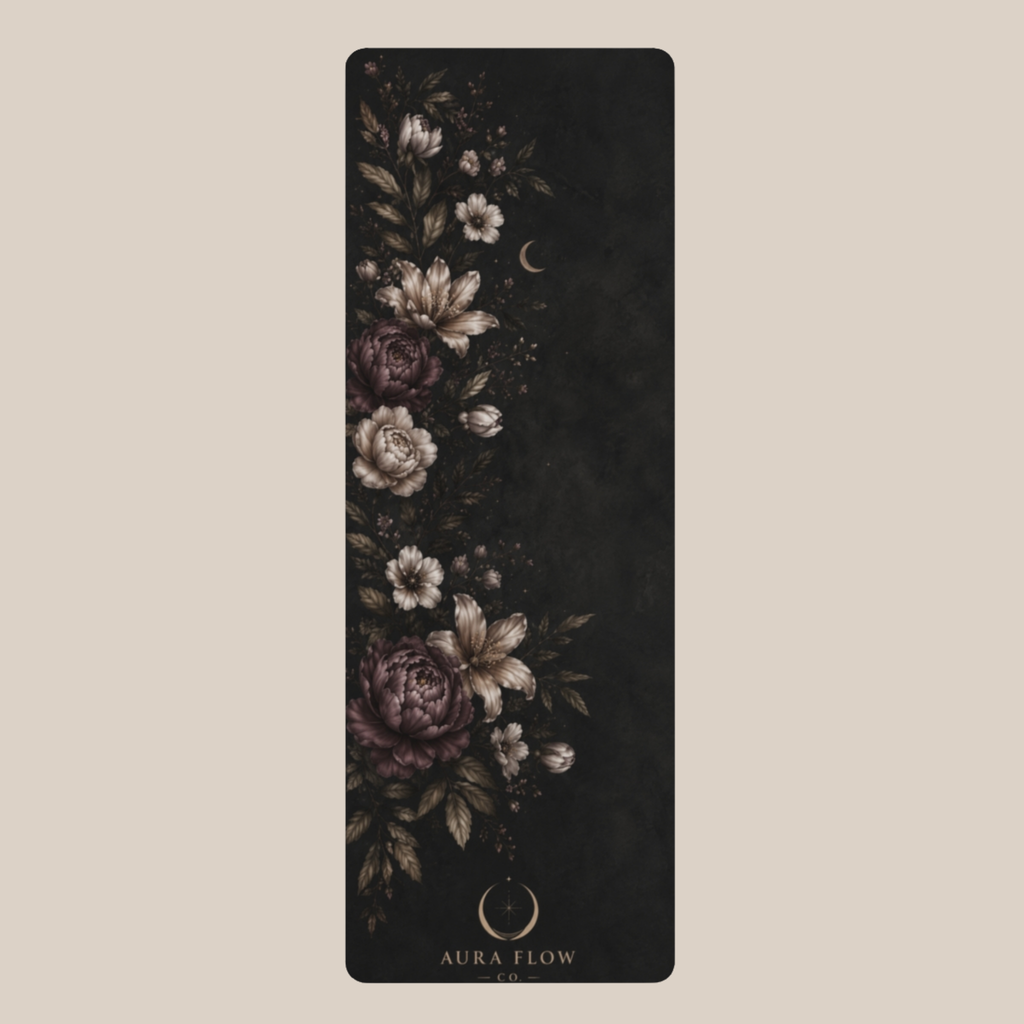 Midnight Bloom Yoga Mat