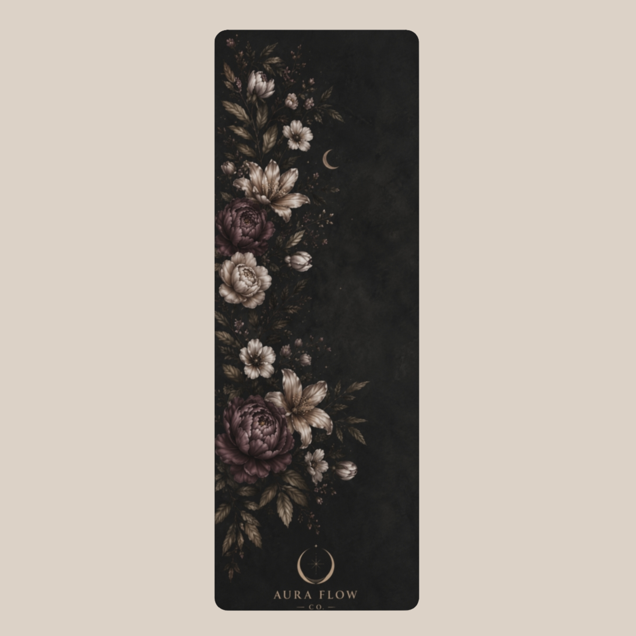Midnight Bloom Yoga Mat