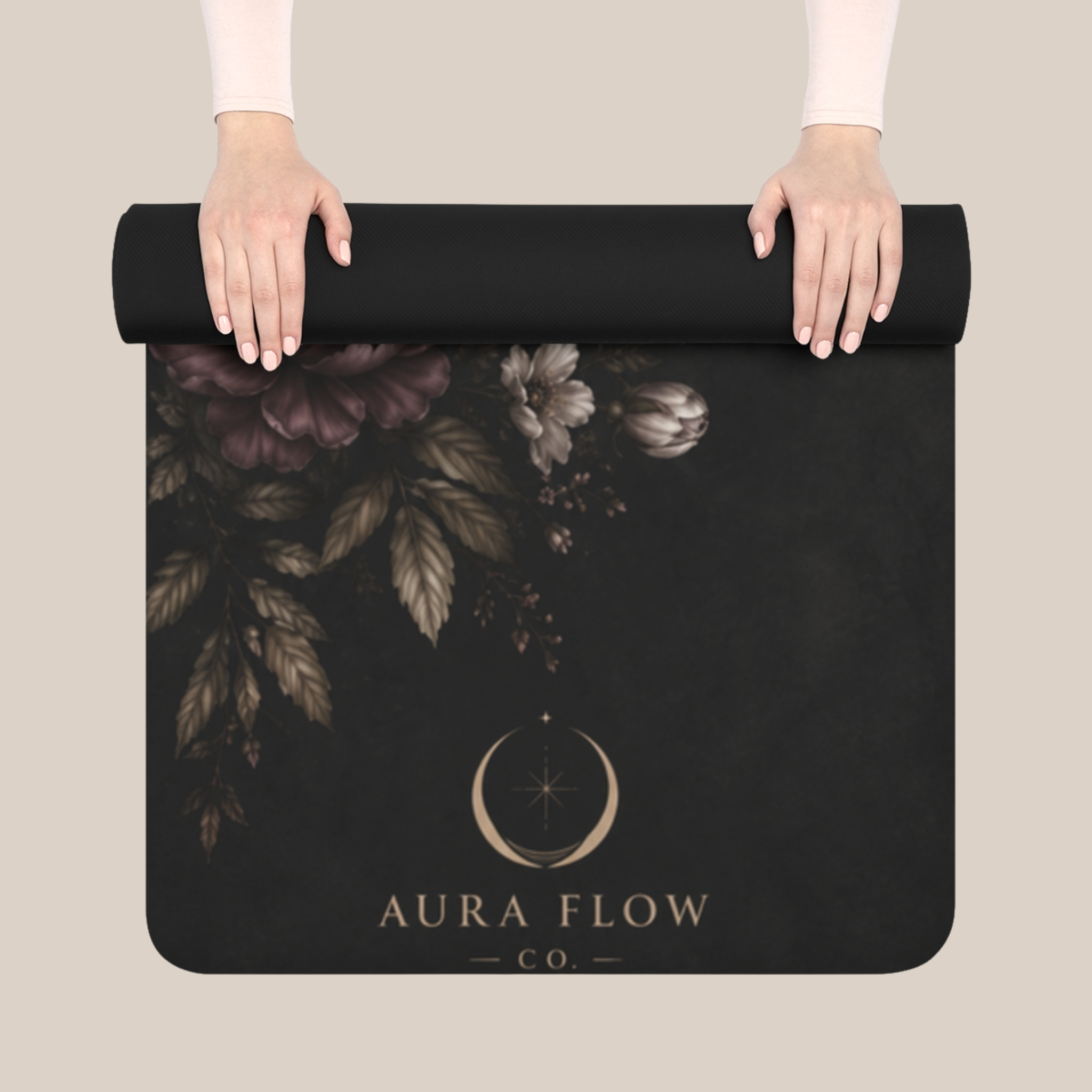 Midnight Bloom Yoga Mat