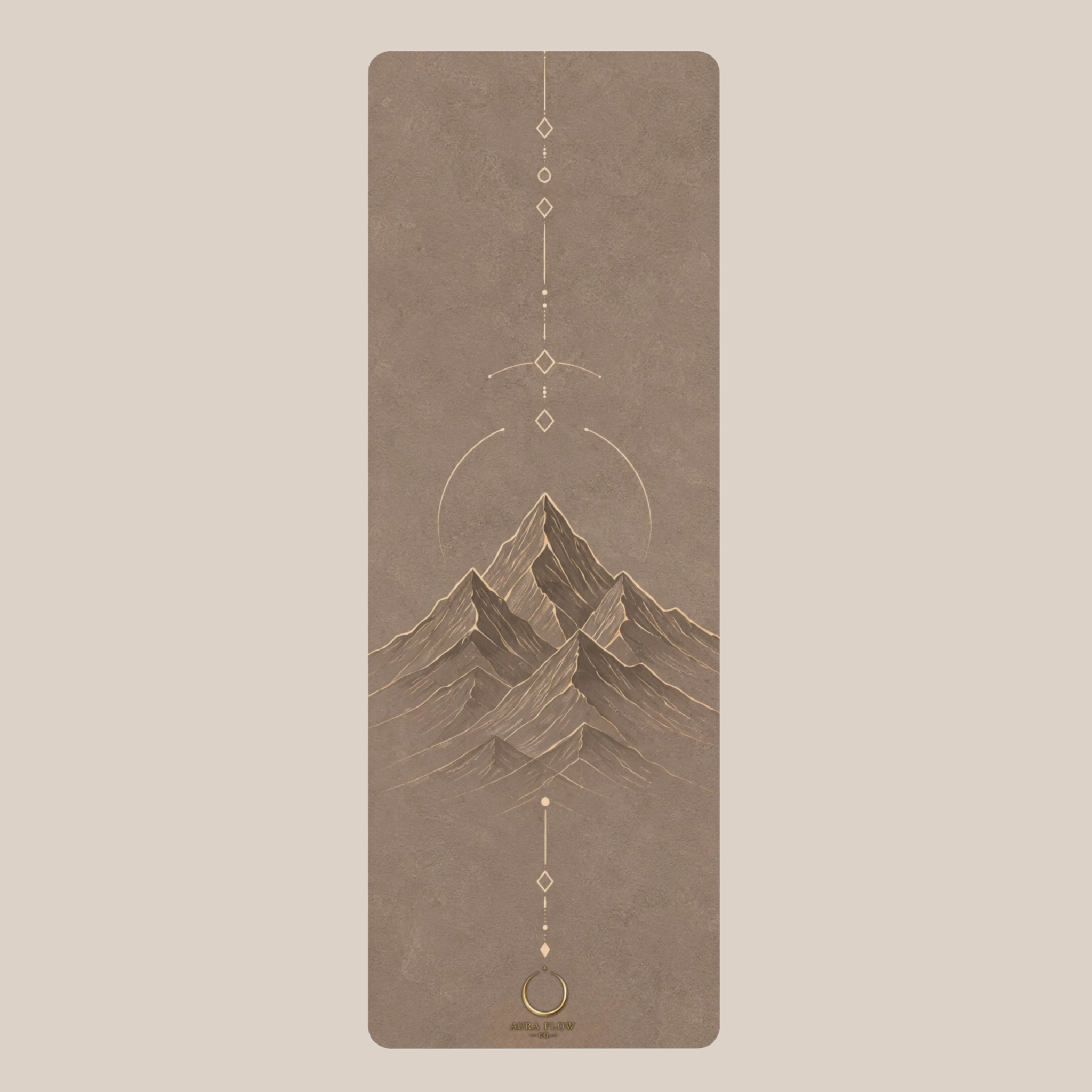 Mountain Yoga Mat | Premium Non-Slip Rubber Yoga Mat