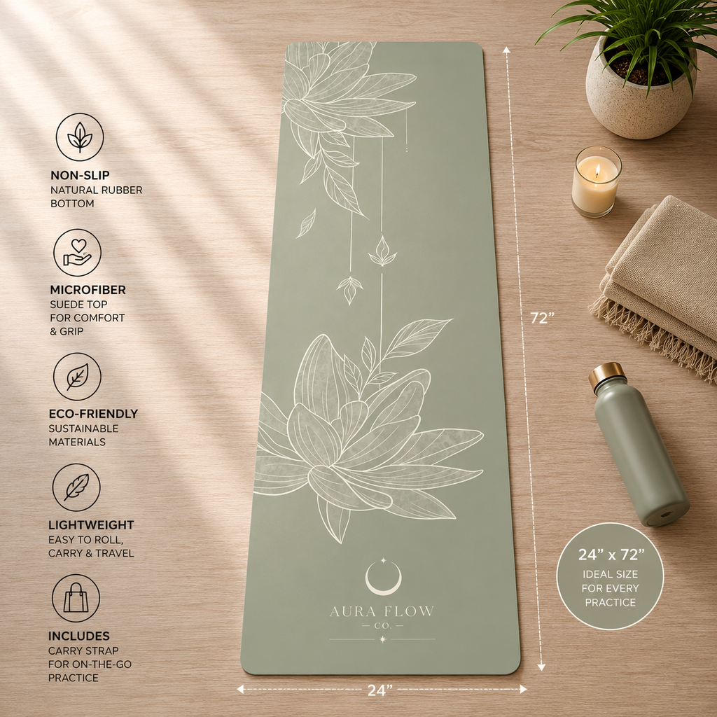 Sage Lotus Flow Yoga Mat