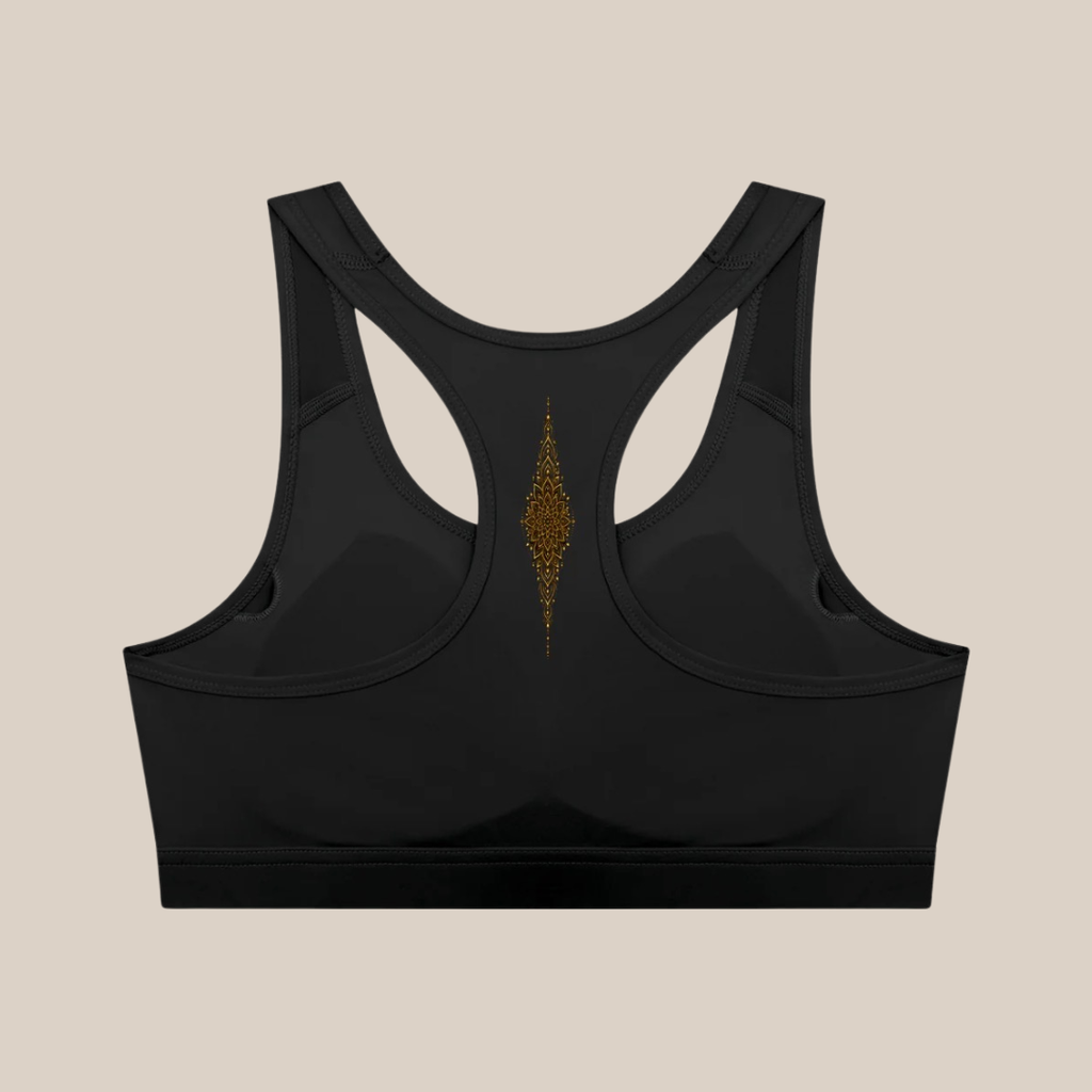 Women's Cropped Sports Bra | Luxury Yoga & Activewear