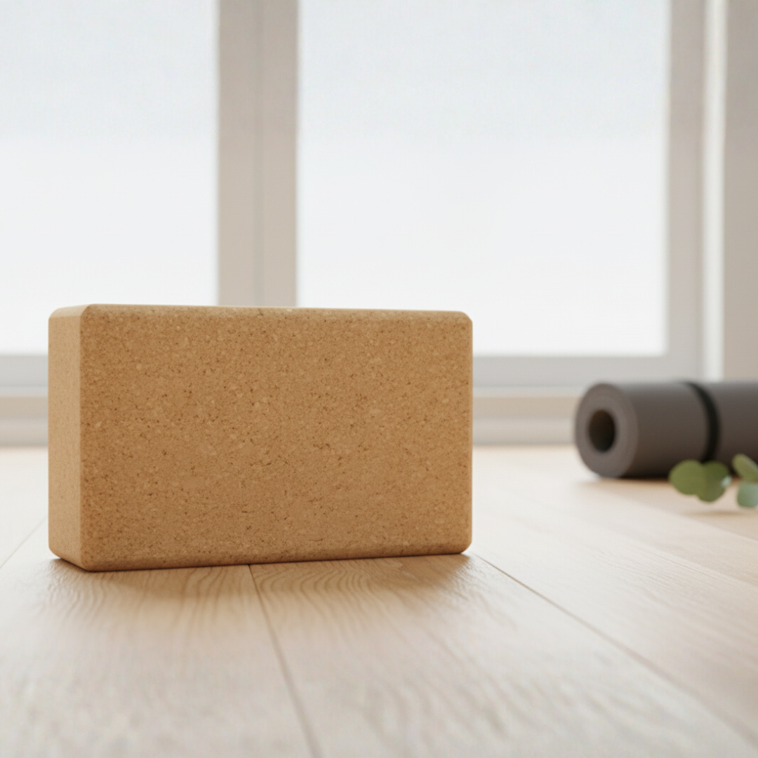 Premium Cork Yoga Block - Natural & Sustainable
