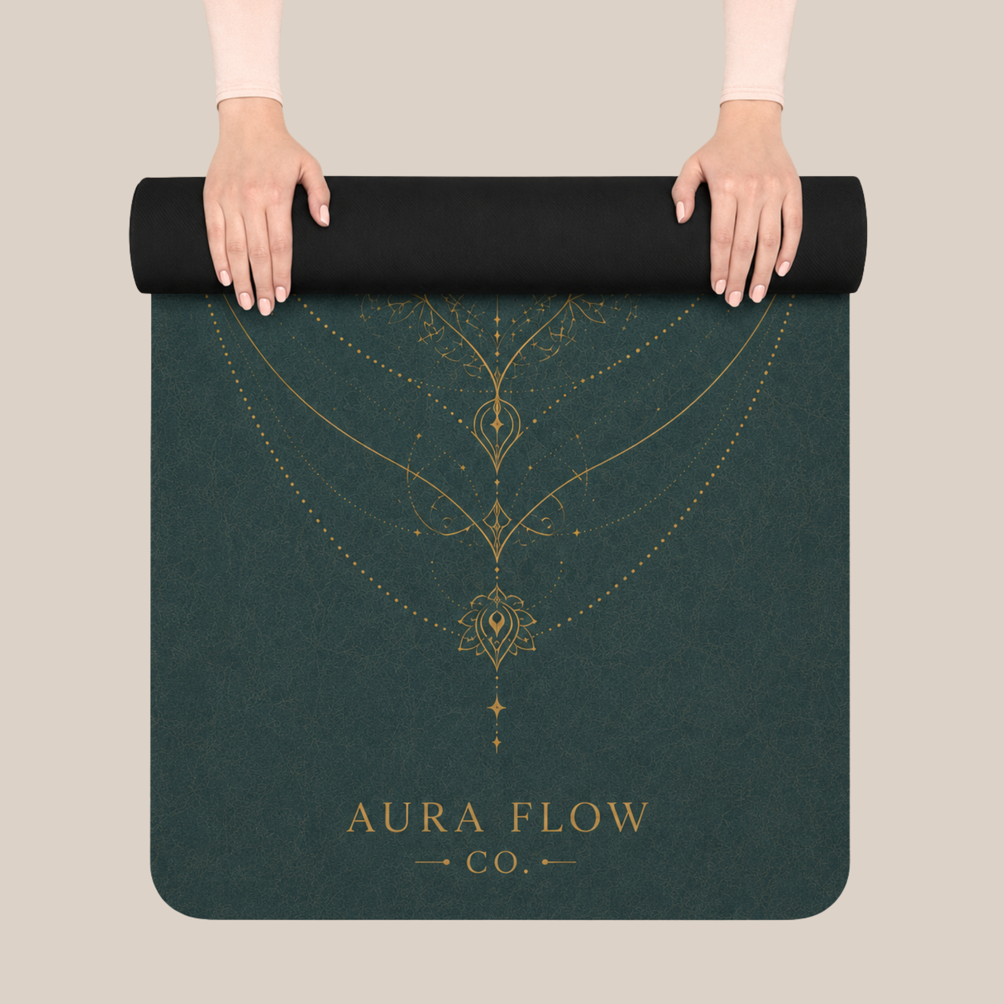 Emerald Harmony Yoga Mat