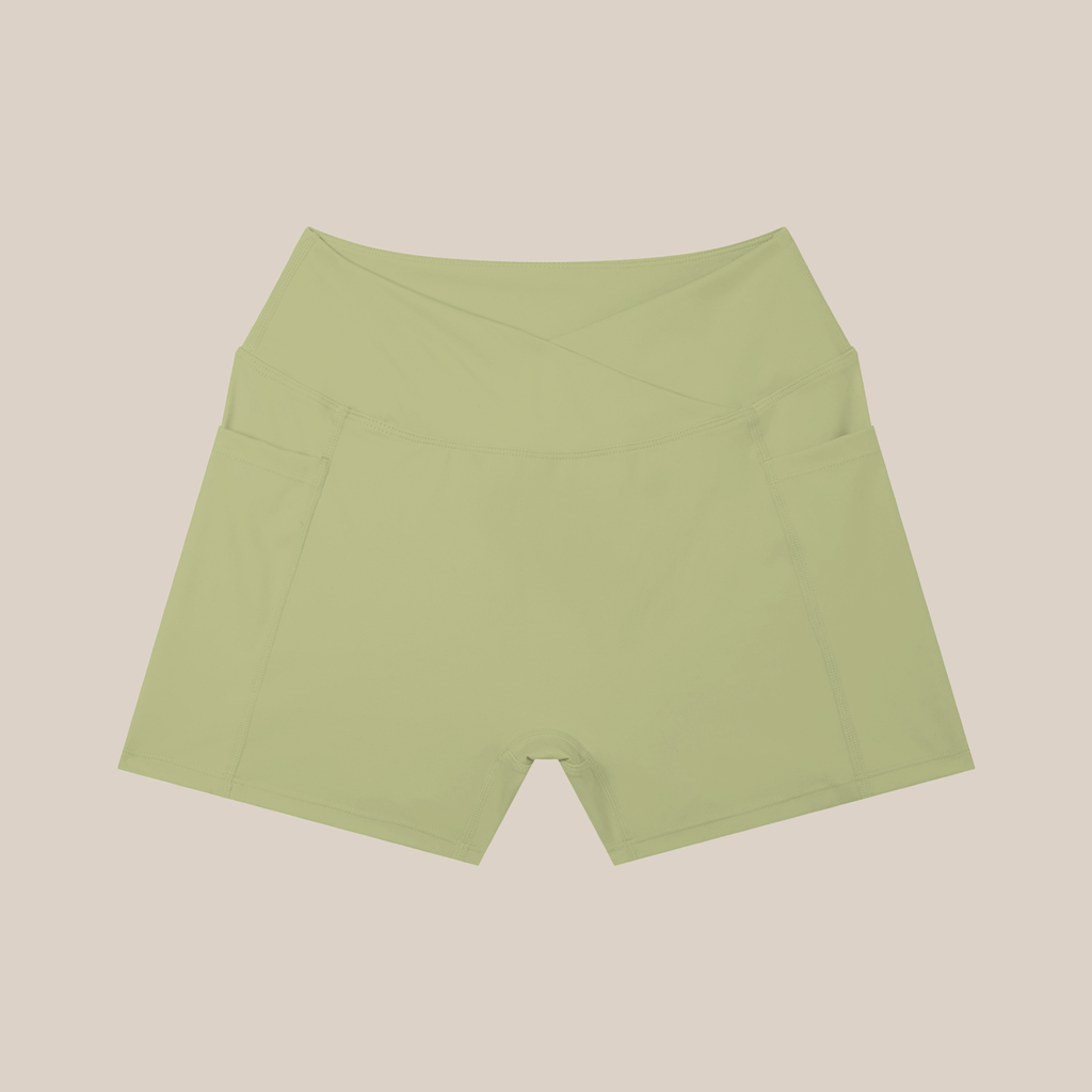 High Rise Pocket Yoga Shorts