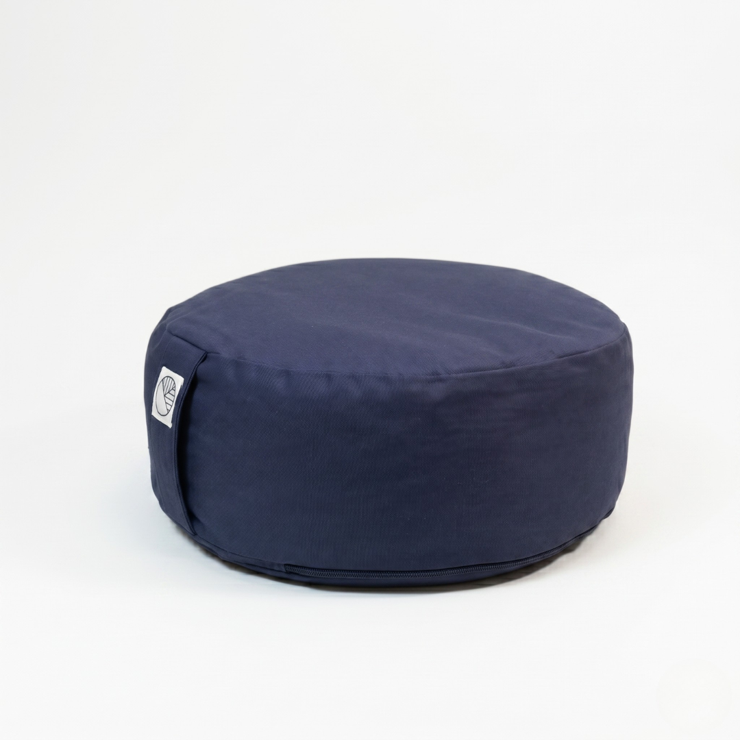 Meditation Zafu Cushion — Buckwheat Hull Fill for Yoga & Meditation