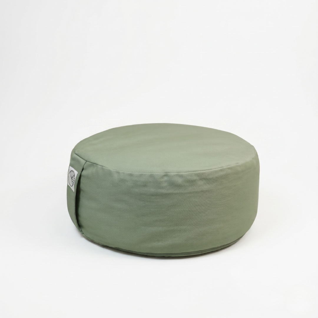 Meditation Zafu Cushion — Buckwheat Hull Fill for Yoga & Meditation