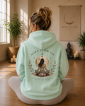 Come Home to Yourself Heavyweight Hoodie | Oversized Yoga Sweatshirt | Spiritual Moon Hoodie | Aura Flow Co.