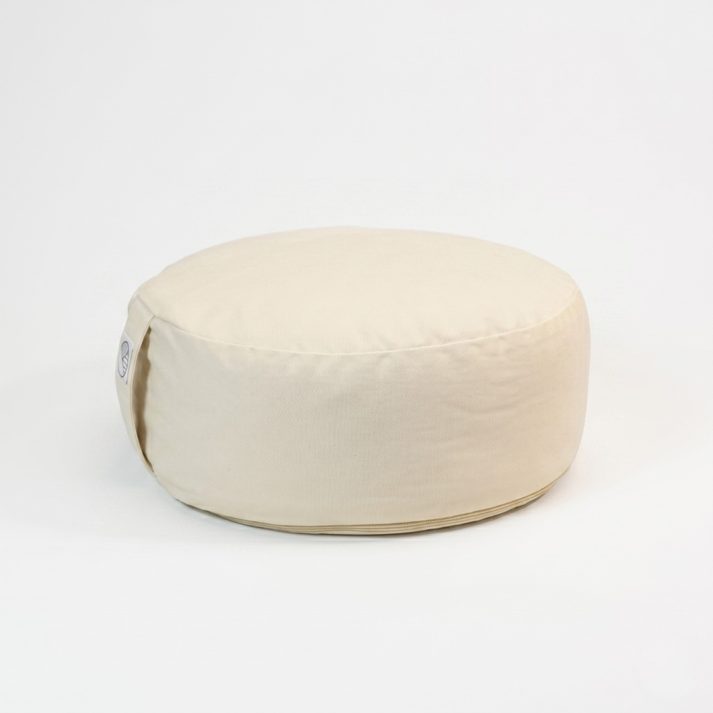 Meditation Zafu Cushion — Buckwheat Hull Fill for Yoga & Meditation