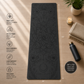 Nocturnal Bloom Mandala Yoga Mat | Premium Non-Slip Rubber Yoga Mat