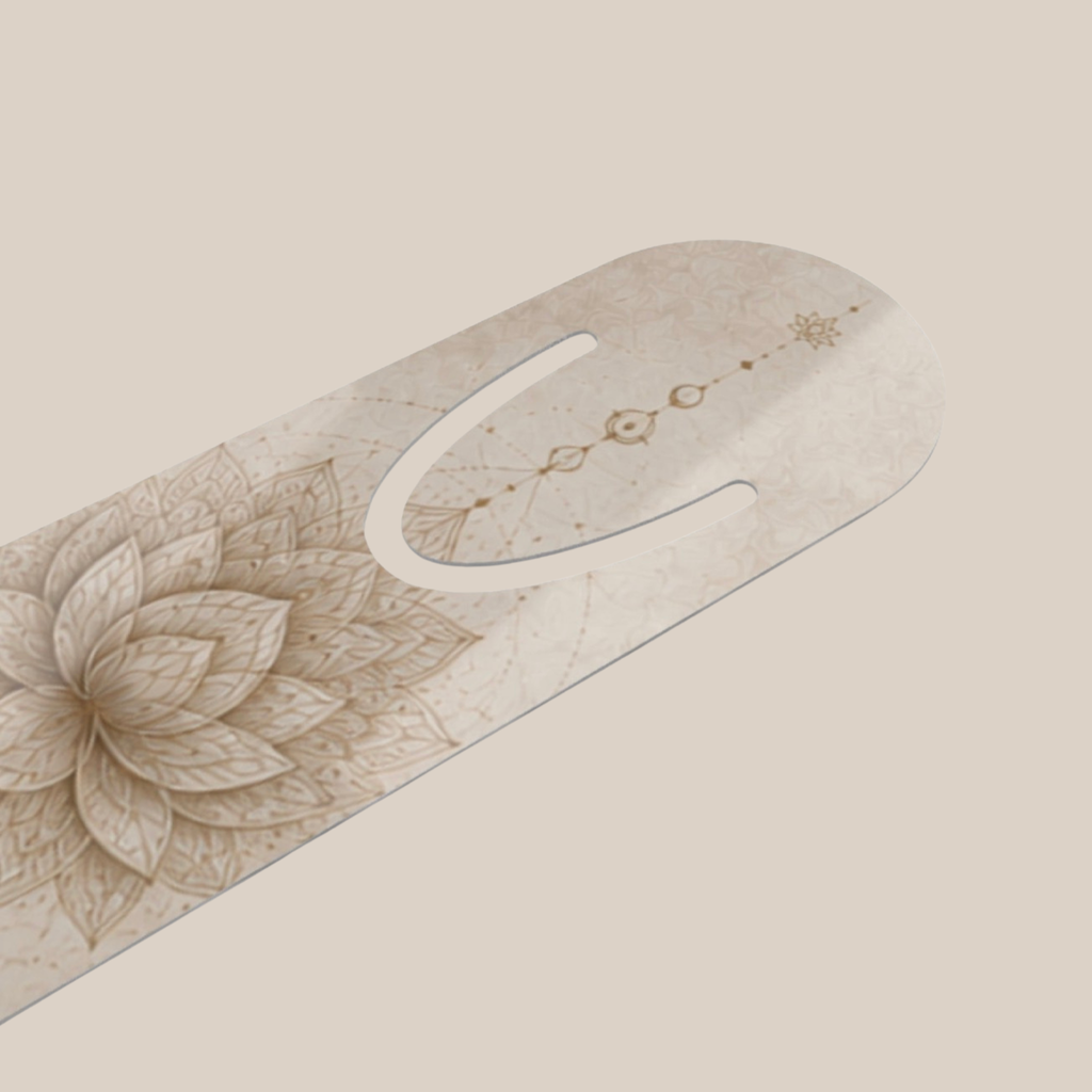 Lotus Metal Bookmark