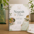 Nourish & Flow: A Mindful Food & Wellness Journal | Wellness Planner, Food Tracker, Meal Planner & Healthy Habit Journal