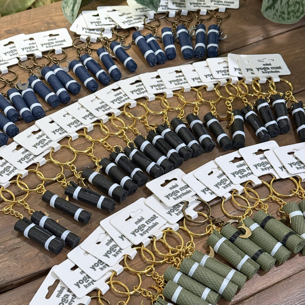 Mini Yoga Mat Keychain