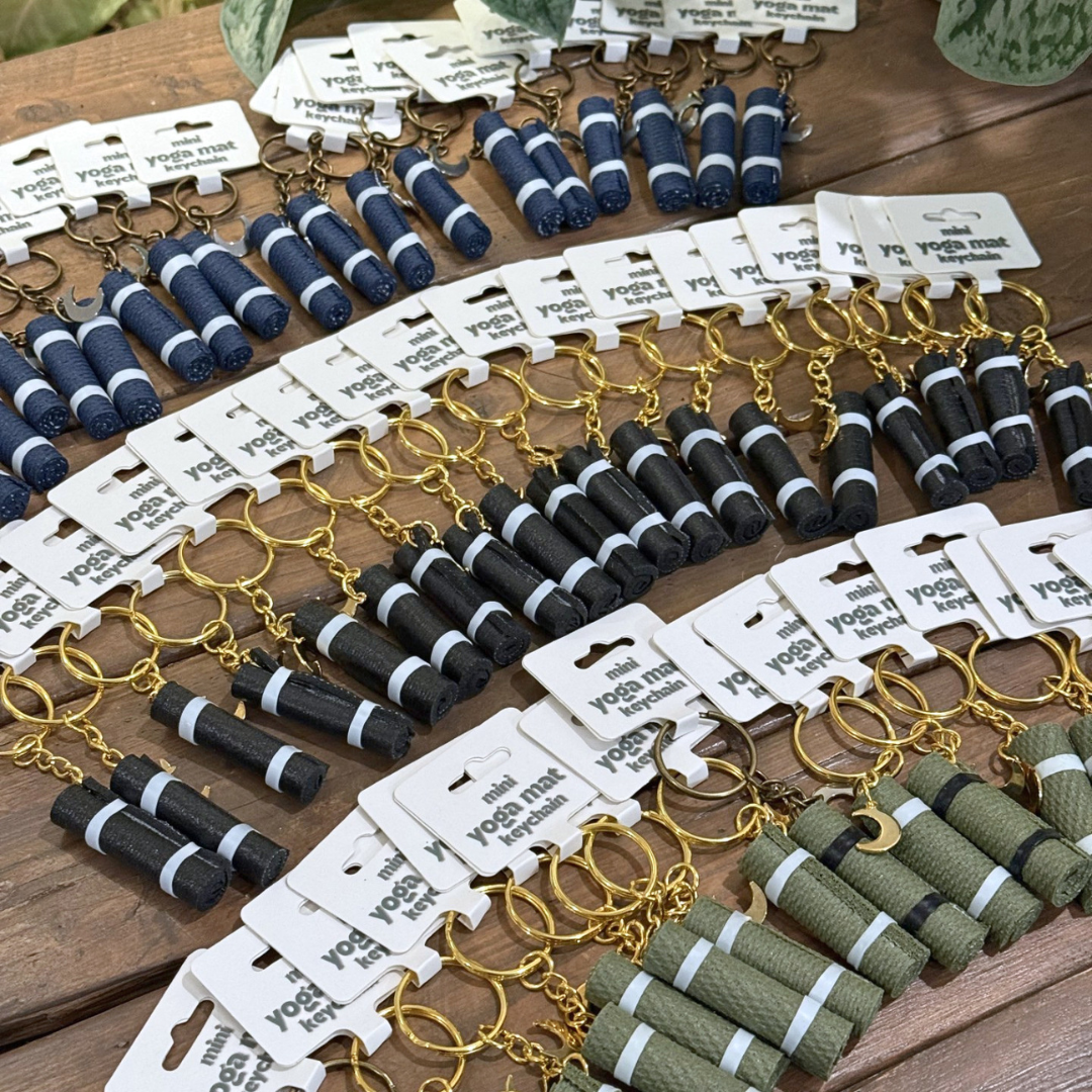 Mini Yoga Mat Keychain