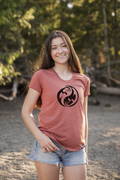 OTTER YING/YANG - Women's Eco Tee
