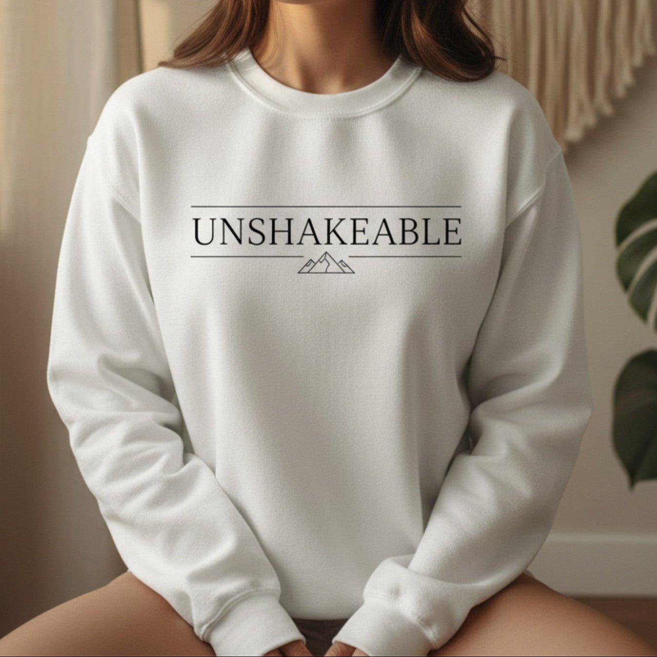 Unshakeable Sweatshirt | Empowerment Gift for Women | Motivational Crewneck